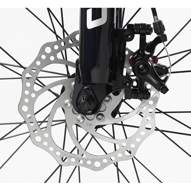 Велосипед 29 AL Corso «DARK-X» DX-29803 алюміній 17", (к-т SHIMANO) чорно-червоний фото westvelo.com