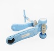 Самокат 2в1 Skyper EF-3466-46 колеса PU Ø125mm/40mm зі світлом, блакитний, музика та підсвічування платформи, кермо складне фото westvelo.com