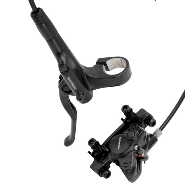 Гідравлічні гальма SHIMANO перед.(ліва) BL-MT200 (RL, BR-MT200 (F), SM-MA-F180P/P2, 850 мм фото westvelo.com