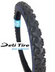 Покришка 16-1.75 DELI TIRE Індонезія (186) шип косичка, синя смуга (47-305) фото westvelo.com