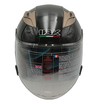 Мото шолом, відкритий (XL) "IBK" B02 чорний глянцевий фото westvelo.com