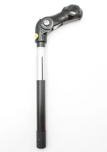 Винос руля мтв регульований AL. 60° Ø22.2мм. L-300мм. L-85мм. Ø25.4мм. чорний (адаптер-перехідник Ø25.4)