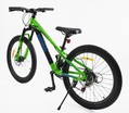 Велосипед 24 AL Corso «KORD» KD-41070 алюміній 11", (к-т SHIMANO) салатово-синій фото westvelo.com