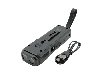 Фара Power bank (Type-C) (5000mAH) Z828-2x3W+COB, габаритне світло, чорний