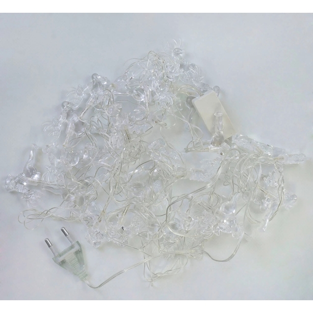 Гірлянда світлодіодна 5 м, 28 лампочок, «Олені» мультиколор, від мережі 220V (С 31297) фото westvelo.com