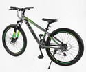 Велосипед 26 AL Corso «PULSAR» PL-26031 алюміній 13", (к-т SHIMANO) сіро-салатовий фото westvelo.com