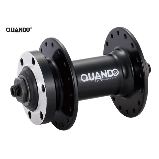 Втулка мтв передня QUANDO (KT-ТD7F), алюмінієва, диск гальма 6 болтів (14Gx36H) з ексцентриком фото westvelo.com