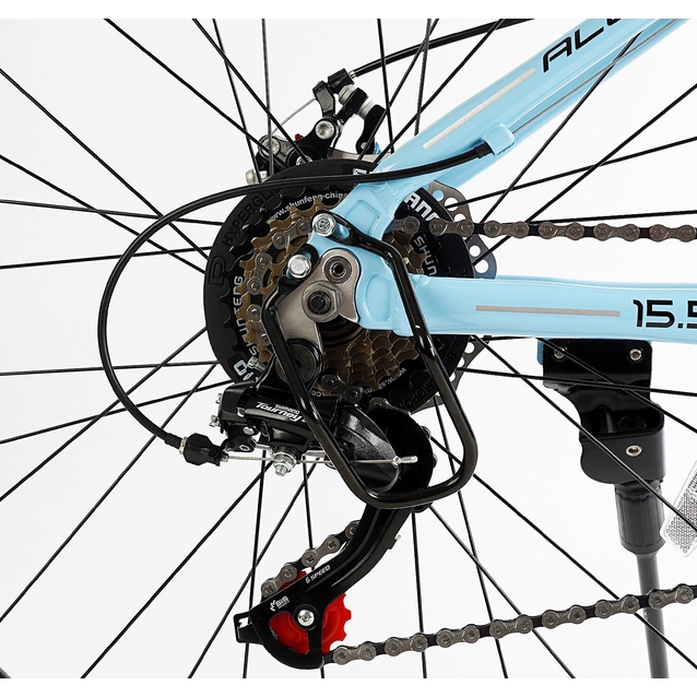 Велосипед 27.5 AL Corso «ELYSIUM» LS-27930 алюміній 15.5", (к-т SHIMANO) блакитний фото westvelo.com