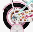 Дитячий велосипед 12 ST Corso «EMILY» ML-42589 бірюзово-рожевий фото westvelo.com