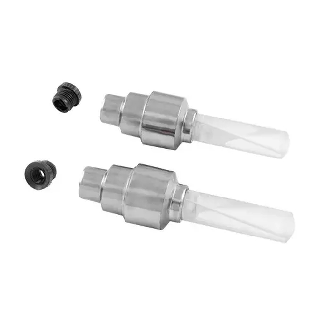 Мигалка-ковпачок на ніпель колеса прозора "Веселка" фото westvelo.com