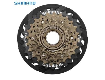 Зірка задня різьбова 6-рик SHIMANO TZ-500 з захистом (14-28T)