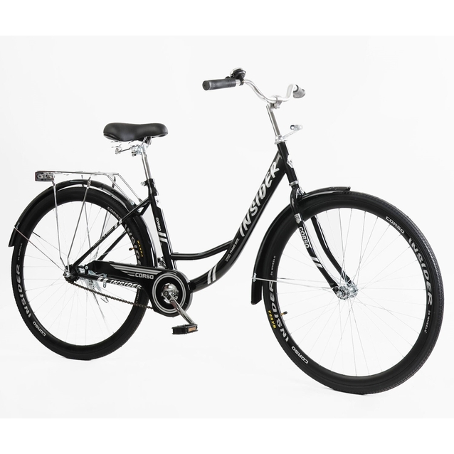 Міський велосипед 26 ST Corso «INSIDER» SD-26832 сталь 16,5", чорний фото westvelo.com