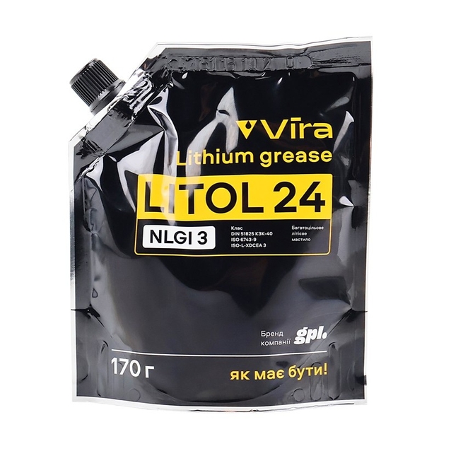 Мастило Літол (24 NLGI-3), багатофункціональне 170гр. фото westvelo.com