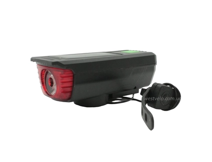 Фара usb + сигнал XLT-109, сонячна батарея (369)