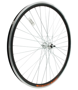 Колесо 28-29 перед, обід 2-ний чорний, втулка AL. на промах, диск різьба (Guan Jin)