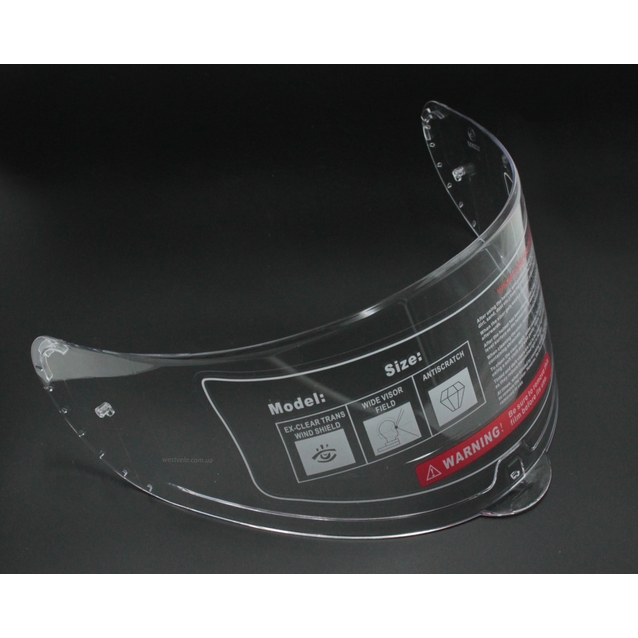 Скло мото шолома закритого "VLAND" «M63» прозоре фото westvelo.com