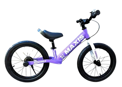 Велобіг 16 Corso надувні колеса, сталева рама «MAXIS» MX-30694 фіолетовий