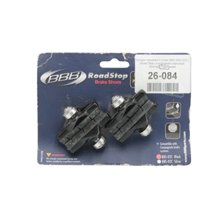 Колодки гальмівні V-brake BBB (BBS-02C) (Road Stop) (campagnolo) картридж, блістер 2 пари, чорні, L-53mm