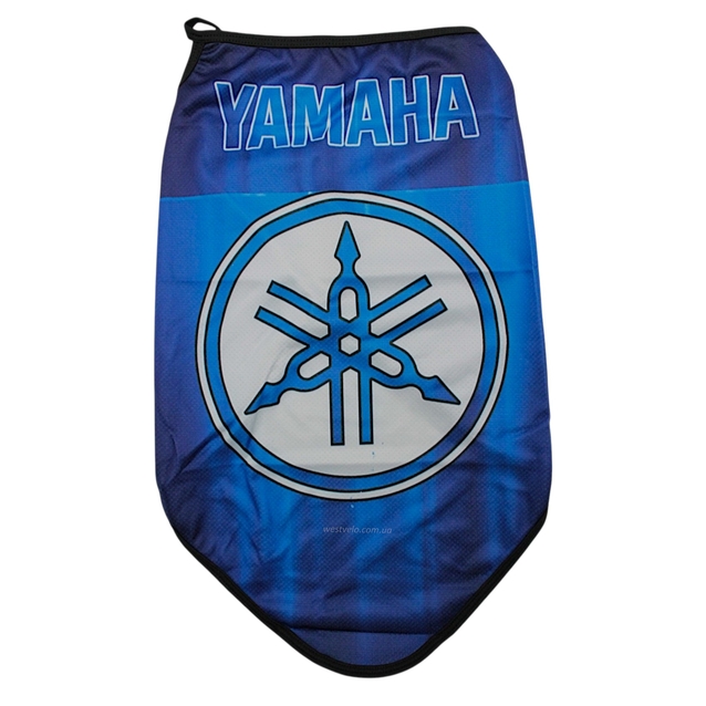 Маска обличчя пилозахисна "YAMAHA" GE-70, з синім малюнком фото westvelo.com