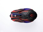 Шолом, закритий крос/ендуро (S) АТV Forsage Rider 018 чорно-червоно-синій з дашком + окуляри фото westvelo.com