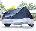 Чохол дощовик на скутер, "Motorcycle cover" синьо-сірий (S 183/89/122см) фото westvelo.com