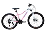 Велосипед 27.5 AL Corso «INTEGRA» NG-27914 алюміній 17", (к-т SHIMANO) рожево-білий фото westvelo.com
