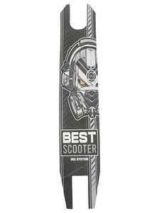 Наклейки трюкового самоката Best Scooter (GM 10190) 49х9,5 сірий