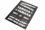 Наклейки "Yamaha / Dunlop" 11 шт (23х32мм), на планшеті фото westvelo.com