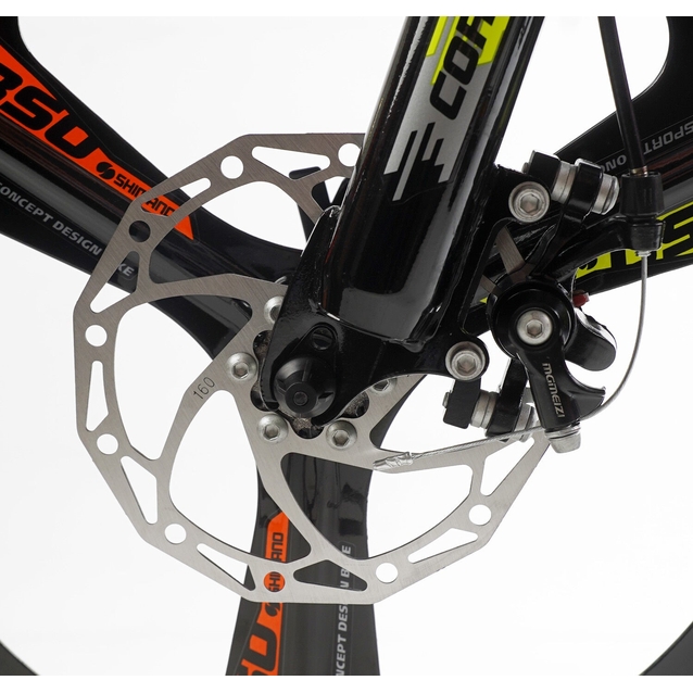 Велосипед 20 AL Corso «EVOLUTION» EV-20617 алюміній 11", (к-т SHIMANO) чорно-помаранчевий фото westvelo.com