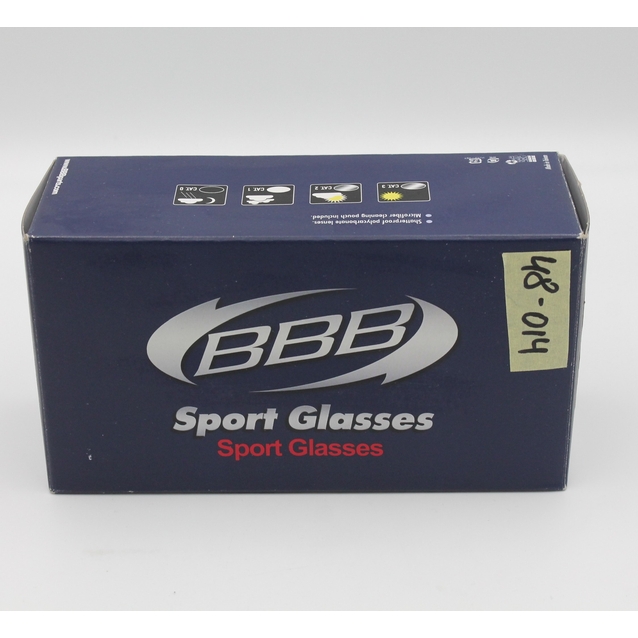 Окуляри BSG 43 білі срібно-сині дуги (+ зміне скло жовте,біле)  + футляр чохол, фото westvelo.com