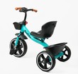 Дитячий велосипед 3-х колісний EVA (піна) Best Trike колеса 10-8, BS-36918/BS-36-918 блакитний, сталева рама, озвучування фото westvelo.com