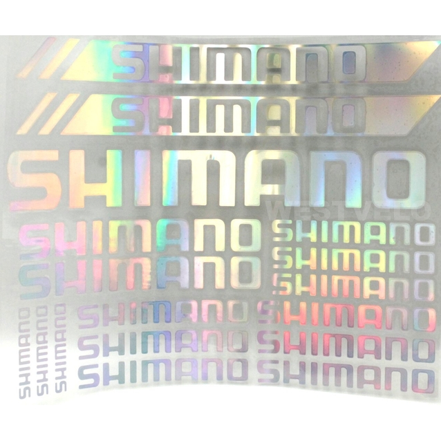 Наклейки SHIMANO прозорий фон, градієнт