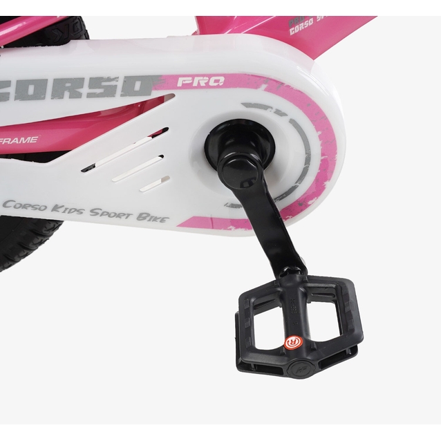 Дитячий велосипед 14 MG Corso «STREAM» SM-60180, магнієва рама, рожевий фото westvelo.com