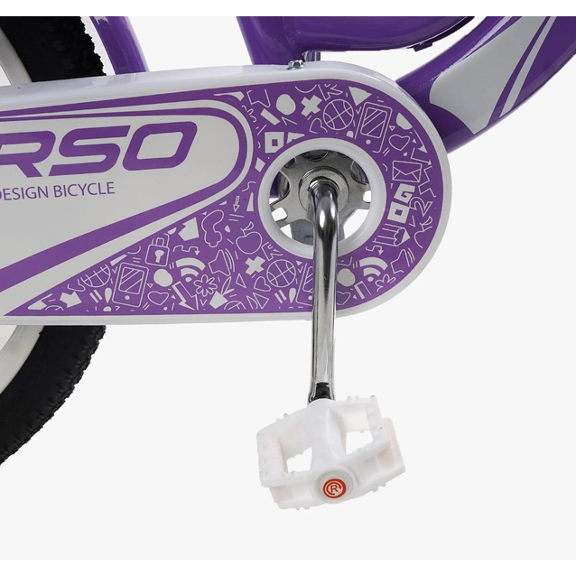 Дитячий велосипед 20 ST Corso «NICE» NC-20105 дискові гальма, фіолетовий фото westvelo.com