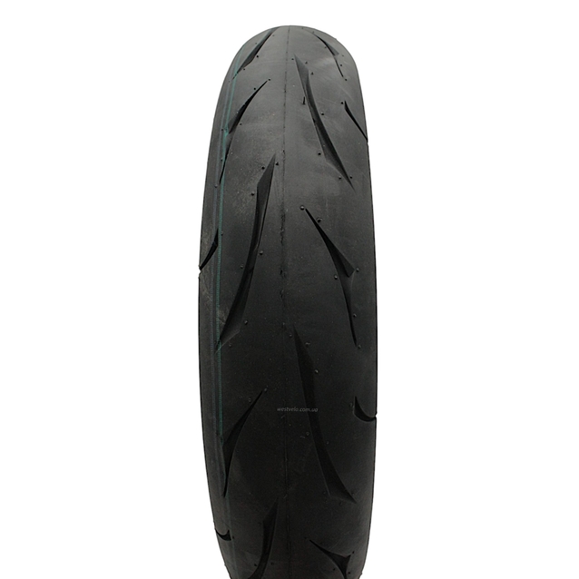Покришка "17" 100/ 80-17 Б/К DELI TIRE Індонезія SB-151 напів-слік TL фото westvelo.com