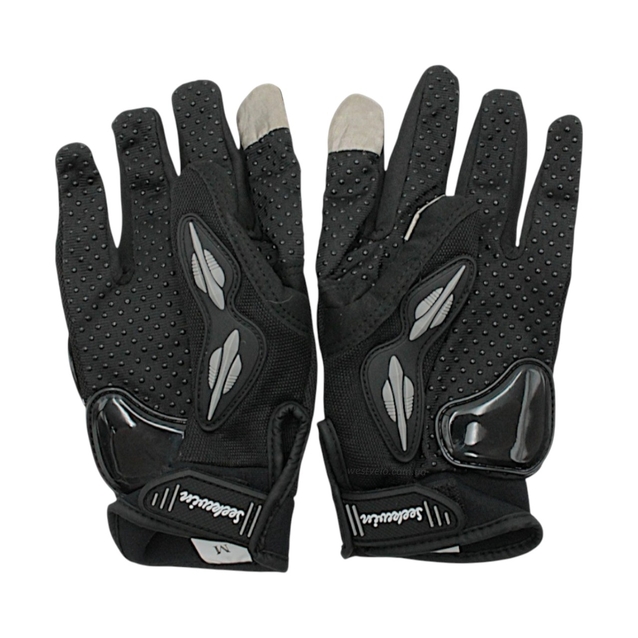 Мото рукавиці (M) "MP-3" SEK WIN, чорно-сірий фото westvelo.com