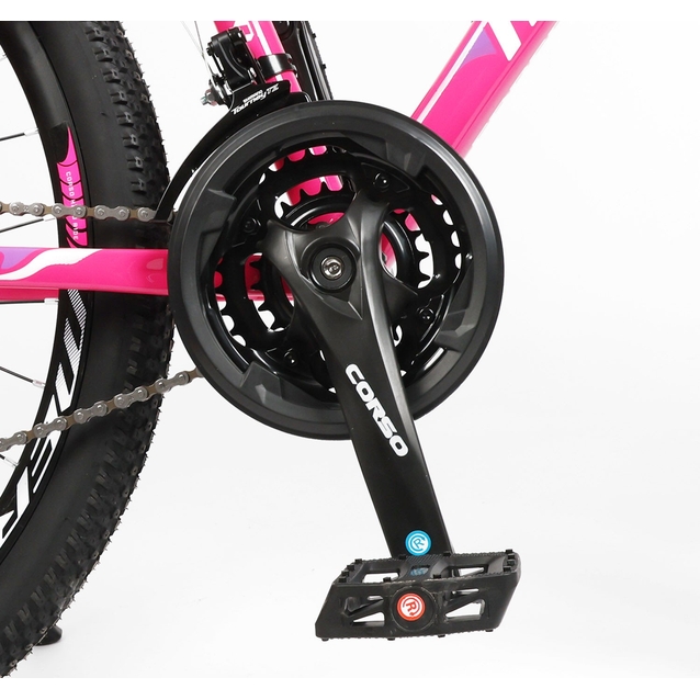 Велосипед 26 AL Corso «MERCURY» MR-26579 алюміній 13", (к-т SHIMANO) рожевий фото westvelo.com