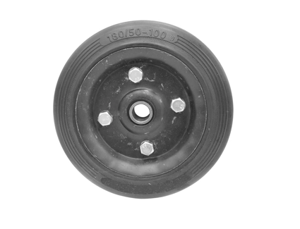 Колесо для візка 180mm (50-100) під вісь Ø17mm, широке, на 2 підшипника