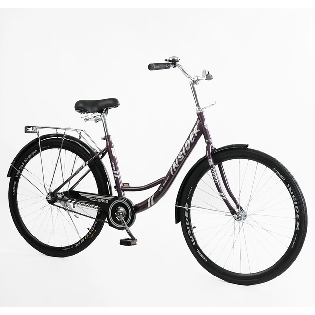 Міський велосипед 26 ST Corso «INSIDER» SD-26256 сталь 16,5", темно-фіолетовий фото westvelo.com