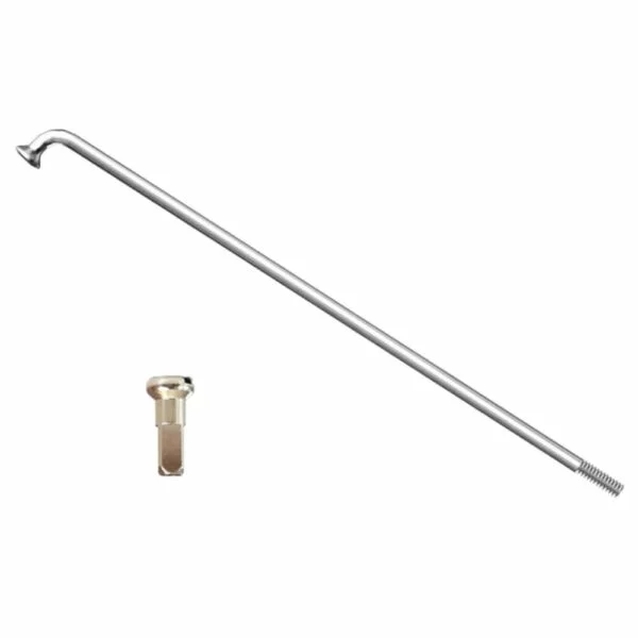 Спиця 75мм, нікель, з головкою, Ø2мм /100/ фото westvelo.com