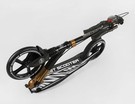 Самокат дитячий 2-х колісний, PU Best Scooter 14268 чорно-золотий, колеса Ø230-200mm, AL, 1 амортизатор передній фото westvelo.com