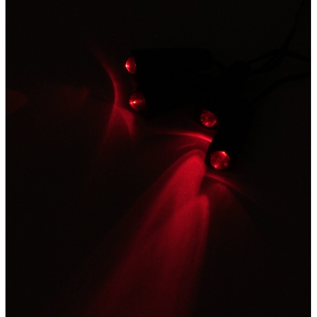 Габарит задній червоний JY-389 на рюкзак на шолом на батарейках фото westvelo.com