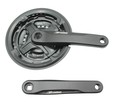 Система шатунів мтв мала PROWHEEL, ТА-CN68.AL чорна (24/34/42Т) L-170мм. (порош. фабр.) фото westvelo.com