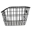Кошик металевий на багажник чорний (267) фото westvelo.com