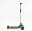 Самокат дитячий 3-х колісний Skyper MR-01174 зелений, колеса PU Ø114mm/35mm зі світлом, музика та підсвічування платформи, кермо складне фото westvelo.com