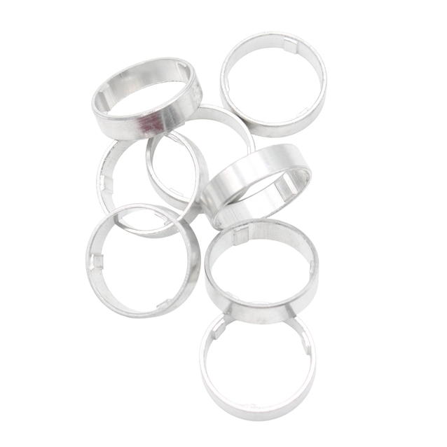 Кільце проставочне 10мм, між зірками касети, алюміній, нікель фото westvelo.com