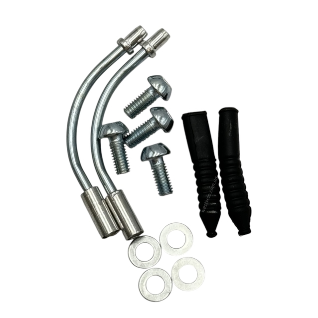 Гальма V-brake (перед + зад) сталеві нікель фото westvelo.com