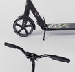 Самокат дитячий 2-х колісний, PU Best Scooter 33006 чорно-салатовий, Ø200mm, AL, 2 амортизатора фото westvelo.com