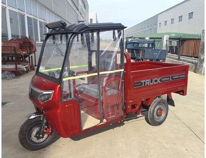 Вантажний електротрицикл CORSO «TRUCK FORCE-L» LT-64099 двигун 2000W,  акумулятор 72V 60Ah лійтій-залізо-фосфатний,+5 місць, колеса 12" - ПОВІНІСТЮ РОЗІБРАНИЙ