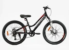 Велосипед 24 AL Corso «OPTIMA» TM-24114-1 алюміній 11", (к-т SHIMANO) чорно-білий фото westvelo.com